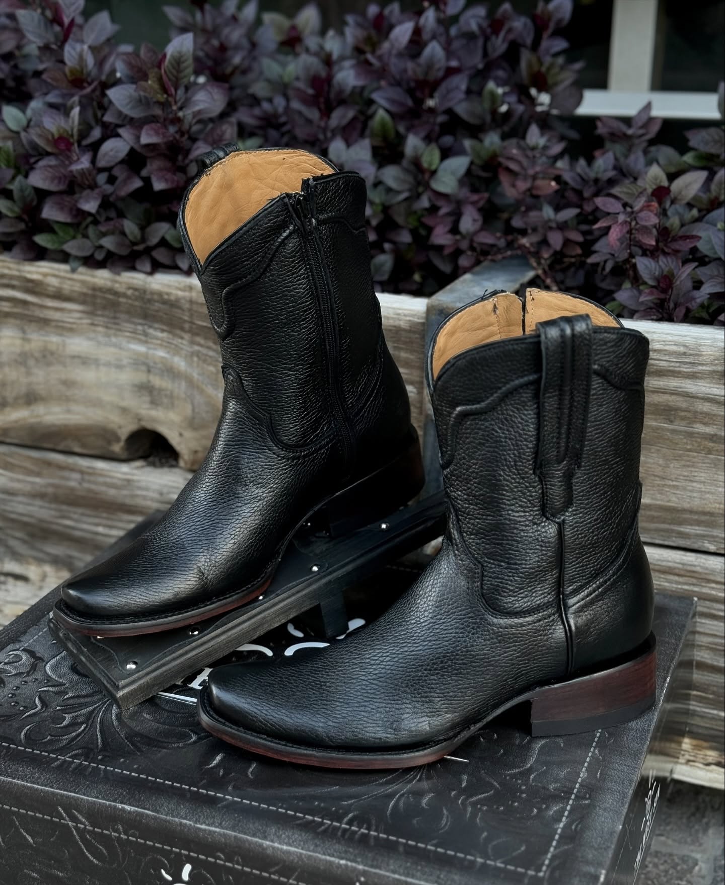 Original Handcrafted Deerskin Western Cowboy Boots