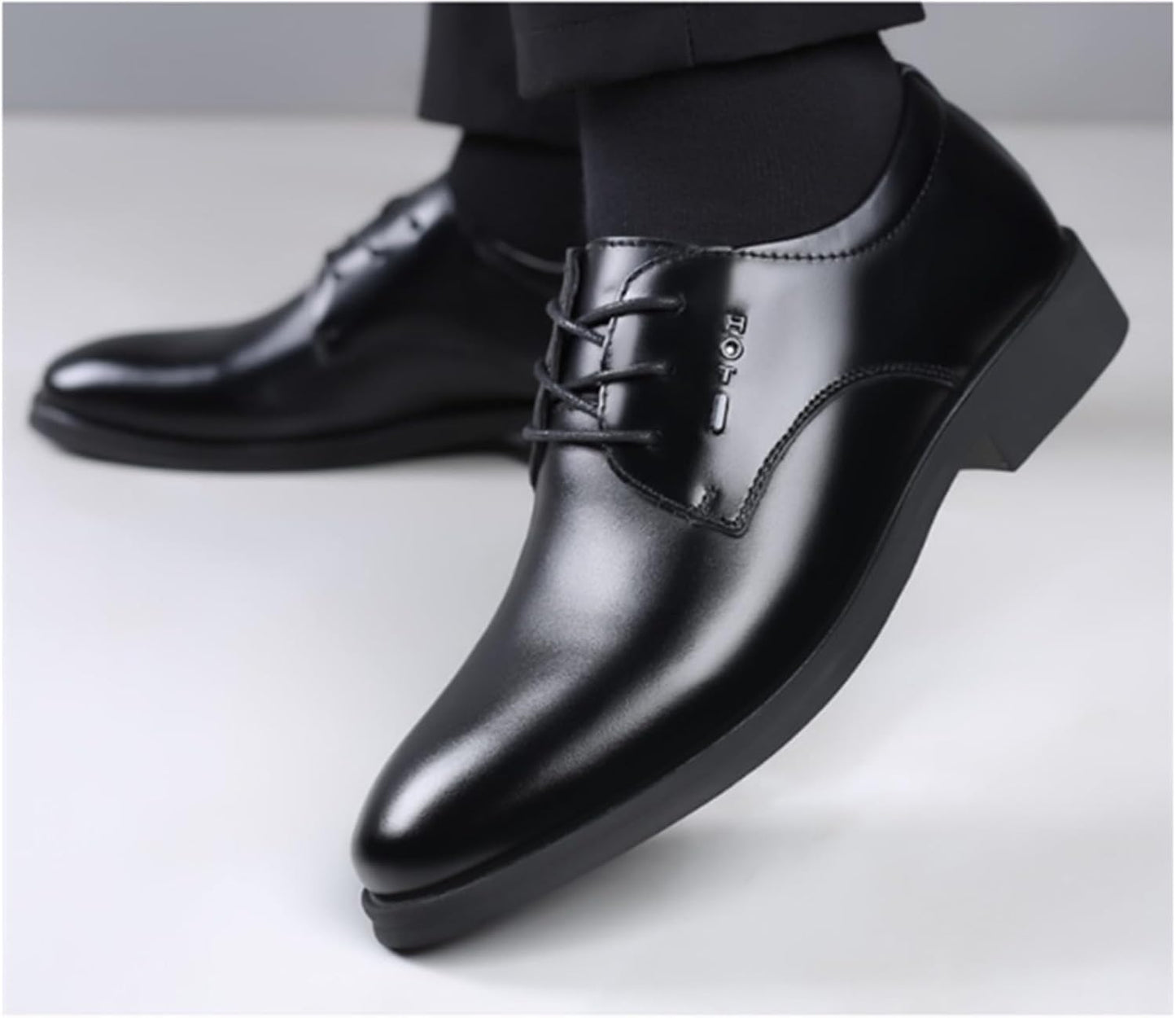 High-quality genuine leather dress shoes