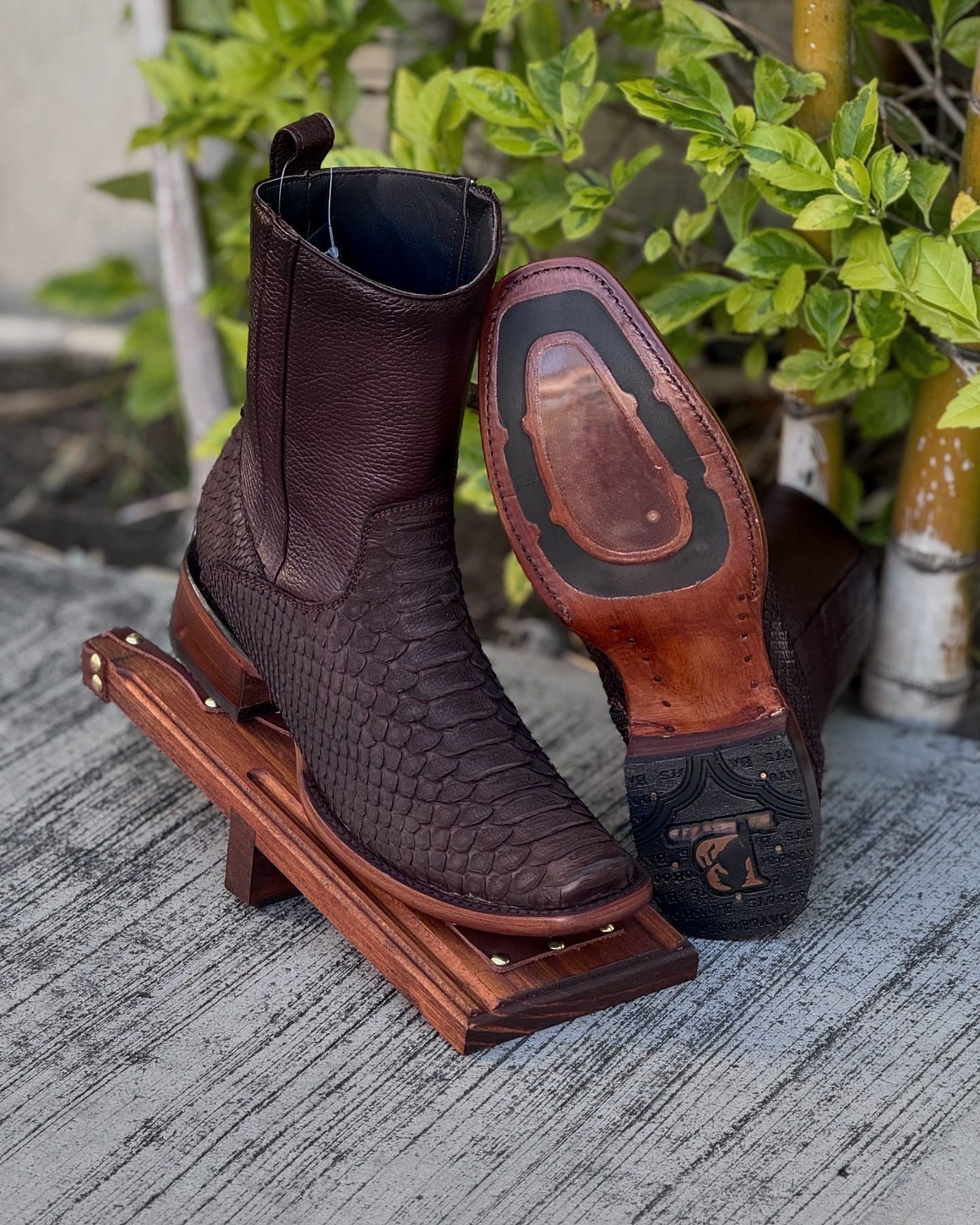 (⚡Limited Time Offer)Original python leather boots