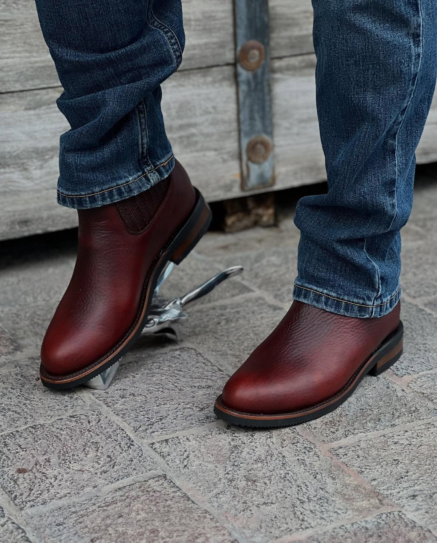 Mens Top Authentic Leather Boots