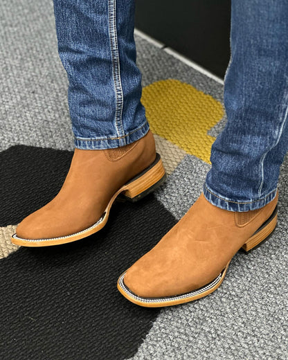 Men's Comfort Simple Western Boots - Square Toe