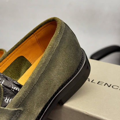 Suede Penny Loafers