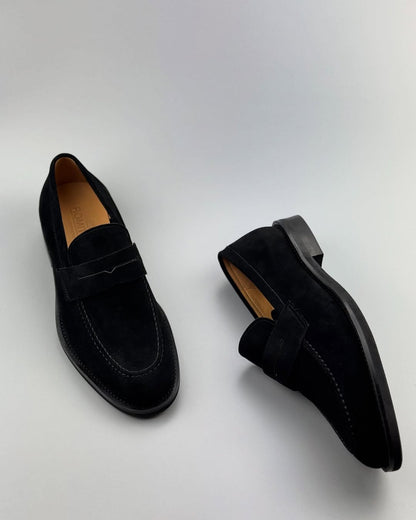 Suede Penny Loafers