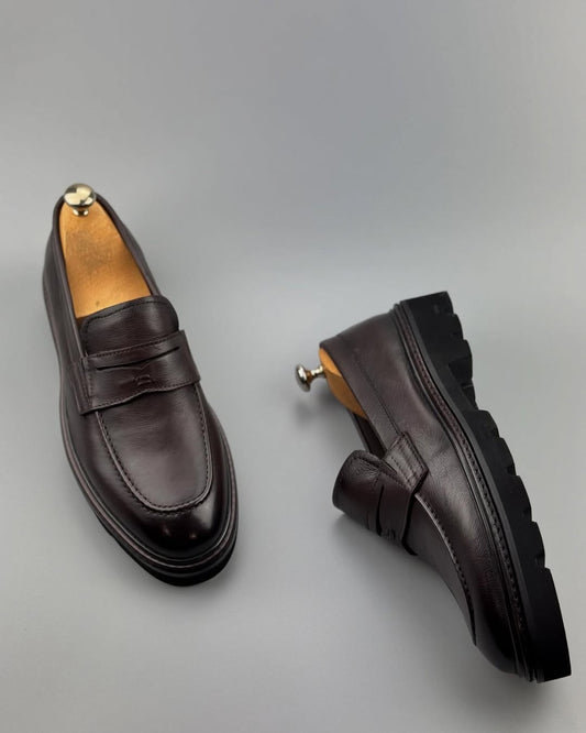Men's Leather Penny Loafers