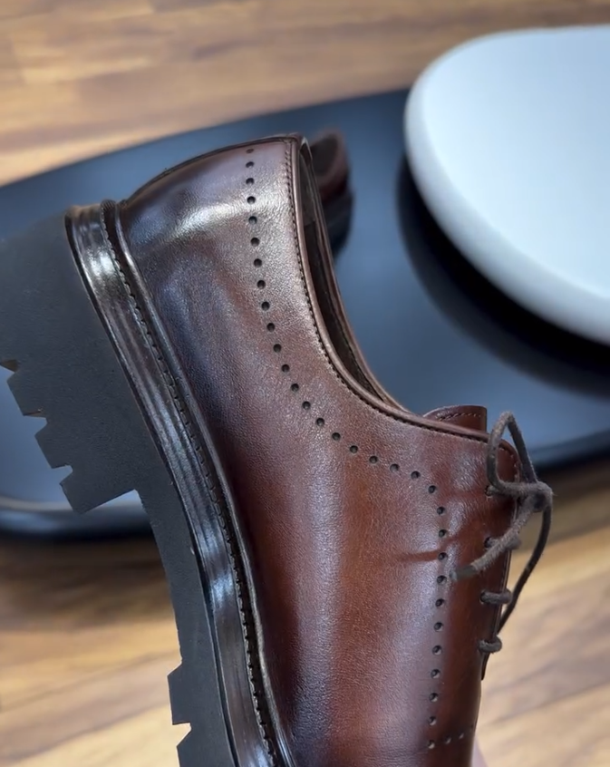 Business formal oxford shoes
