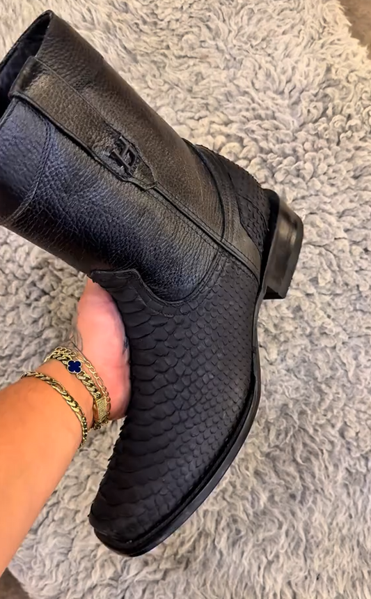 Handmade Italian Python Boots