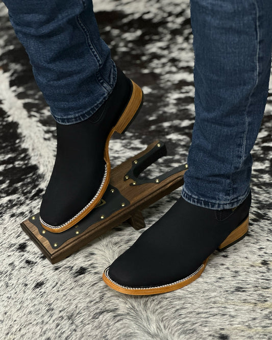 Men's Classic Handmade Boots-Black
