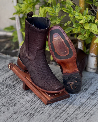 （⚡Limited Time Offer）Original python leather boots